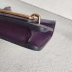 Hermes Roulis Slim Wallet /Waist Pouch Purple Swift Leather with Palladium-Plated Hardware #RTCL-4 - Image 16