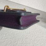 Hermes Roulis Slim Wallet /Waist Pouch Purple Swift Leather with Palladium-Plated Hardware #RTCL-4 - Image 15