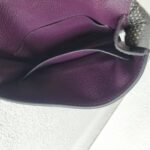 Hermes Roulis Slim Wallet /Waist Pouch Purple Swift Leather with Palladium-Plated Hardware #RTCL-4 - Image 19