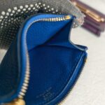 Hermes Roulis Slim Wallet /Waist Pouch Purple Swift Leather with Palladium-Plated Hardware #RTCL-4 - Image 22