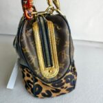 LV Adele 2Way-Bag Brown Monogram Coated Canvas with Leather and Gold Hardware #RTCU-2 - Image 8