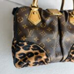 LV Adele 2Way-Bag Brown Monogram Coated Canvas with Leather and Gold Hardware #RTCU-2 - Image 5
