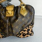LV Adele 2Way-Bag Brown Monogram Coated Canvas with Leather and Gold Hardware #RTCU-2 - Image 4