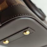 LV Alma BB Damier Ebene Coated Canvas with Leather and Gold Hardware #RTCO-1 - Image 14