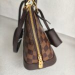 LV Alma BB Damier Ebene Coated Canvas with Leather and Gold Hardware #RTCO-1 - Image 8