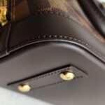 LV Alma BB Damier Ebene Coated Canvas with Leather and Gold Hardware #RTCO-1 - Image 15