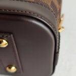 LV Alma BB Damier Ebene Coated Canvas with Leather and Gold Hardware #RTCO-1 - Image 16