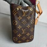 LV Cluny BB Brown Monogram Coated Canvas with Leather and Gold Hardware #RTUU-2 - Image 11