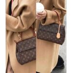 LV Cluny BB Brown Monogram Coated Canvas with Leather and Gold Hardware #RTUU-2 - Image 39