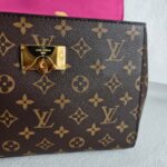 LV Cluny BB Brown Monogram Coated Canvas with Leather and Gold Hardware #RTUU-2 - Image 4