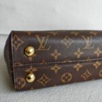 LV Cluny BB Brown Monogram Coated Canvas with Leather and Gold Hardware #RTUU-2 - Image 14