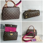 LV Cluny BB Brown Monogram Coated Canvas with Leather and Gold Hardware #RTUU-2 - Image 2