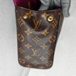 LV Cluny BB Brown Monogram Coated Canvas with Leather and Gold Hardware #RTUU-2 - Image 12