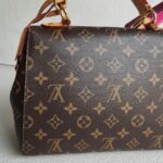 LV Cluny BB Brown Monogram Coated Canvas with Leather and Gold Hardware #RTUU-2 - Image 7