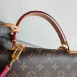 LV Cluny BB Brown Monogram Coated Canvas with Leather and Gold Hardware #RTUU-2 - Image 22