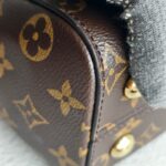 LV Cluny BB Brown Monogram Coated Canvas with Leather and Gold Hardware #RTUU-2 - Image 17
