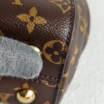 LV Cluny BB Brown Monogram Coated Canvas with Leather and Gold Hardware #RTUU-2 - Image 19