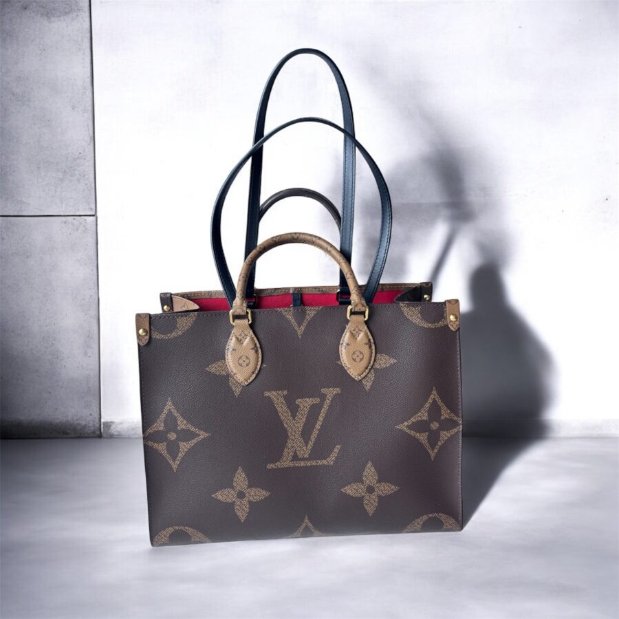 LV OnTheGo MM Monogram and Monogram Reverse Coated Canvas #RTEK-1