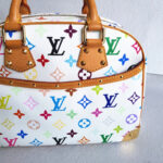 LV Trouville Multicolor White Monogram Canvas with Leather and Gold Hardware #RTEK-2 - Image 4