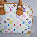 LV Trouville Multicolor White Monogram Canvas with Leather and Gold Hardware #RTEK-2 - Image 6