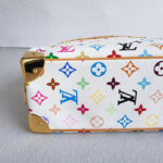 LV Trouville Multicolor White Monogram Canvas with Leather and Gold Hardware #RTEK-2 - Image 10