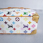 LV Trouville Multicolor White Monogram Canvas with Leather and Gold Hardware #RTEK-2 - Image 11