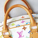LV Trouville Multicolor White Monogram Canvas with Leather and Gold Hardware #RTEK-2 - Image 15