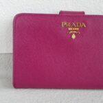 Prada 1M1225 Wallet Purple Saffiano Leather with Gold Hardware #RSCE-4 - Image 3