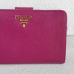 Prada 1M1225 Wallet Purple Saffiano Leather with Gold Hardware #RSCE-4 - Image 4