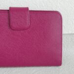 Prada 1M1225 Wallet Purple Saffiano Leather with Gold Hardware #RSCE-4 - Image 6
