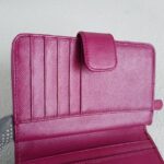 Prada 1M1225 Wallet Purple Saffiano Leather with Gold Hardware #RSCE-4 - Image 13