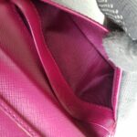 Prada 1M1225 Wallet Purple Saffiano Leather with Gold Hardware #RSCE-4 - Image 23