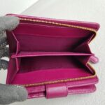 Prada 1M1225 Wallet Purple Saffiano Leather with Gold Hardware #RSCE-4 - Image 16