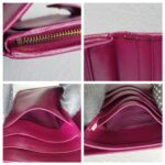 Prada 1M1225 Wallet Purple Saffiano Leather with Gold Hardware #RSCE-4 - Image 17