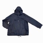 Prada Black Half-Zip Hooded Jacket #RSLY-137