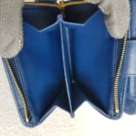 Prada Wallet Blue Saffiano Leather with Gold Hardware #RSLS-1 - Image 25