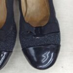 S Ferragamo Flat Size 7 Black Patent Leather Shoes #RTCE-5 - Image 4