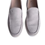 Tods Men Loafer Size 7.5 Brown/grey Leather Shoes #RSLY-130 - Image 2