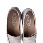 Tods Men Loafer Size 7.5 Brown/grey Leather Shoes #RSLY-130 - Image 6