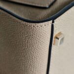 Valextra Side Mini Tundra Green Millepunte Calf Leather with Gold Hardware #RTYC-5 - Image 16