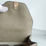 Valextra Side Mini Tundra Green Millepunte Calf Leather with Gold Hardware #RTYC-5 - Image 5