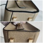 Valextra Side Mini Tundra Green Millepunte Calf Leather with Gold Hardware #RTYC-5 - Image 18