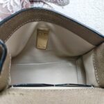 Valextra Side Mini Tundra Green Millepunte Calf Leather with Gold Hardware #RTYC-5 - Image 29