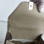 Valextra Side Mini Tundra Green Millepunte Calf Leather with Gold Hardware #RTYC-5 - Image 4