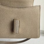 Valextra Side Mini Tundra Green Millepunte Calf Leather with Gold Hardware #RTYC-5 - Image 7