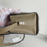 Valextra Side Mini Tundra Green Millepunte Calf Leather with Gold Hardware #RTYC-5 - Image 10