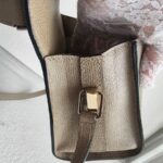 Valextra Side Mini Tundra Green Millepunte Calf Leather with Gold Hardware #RTYC-5 - Image 11