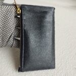 YSL Cassandre Card Case Black Leather with Gold Hardware #RTCS-3 - Image 2