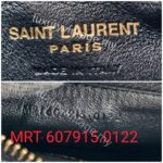 YSL Cassandre Card Case Black Leather with Gold Hardware #RTCS-3 - Image 7