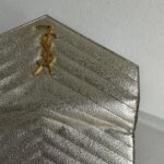 YSL Cassandre Wallet On Chain Gold Leather with Gold Hardware #RTKL-2 - Image 4